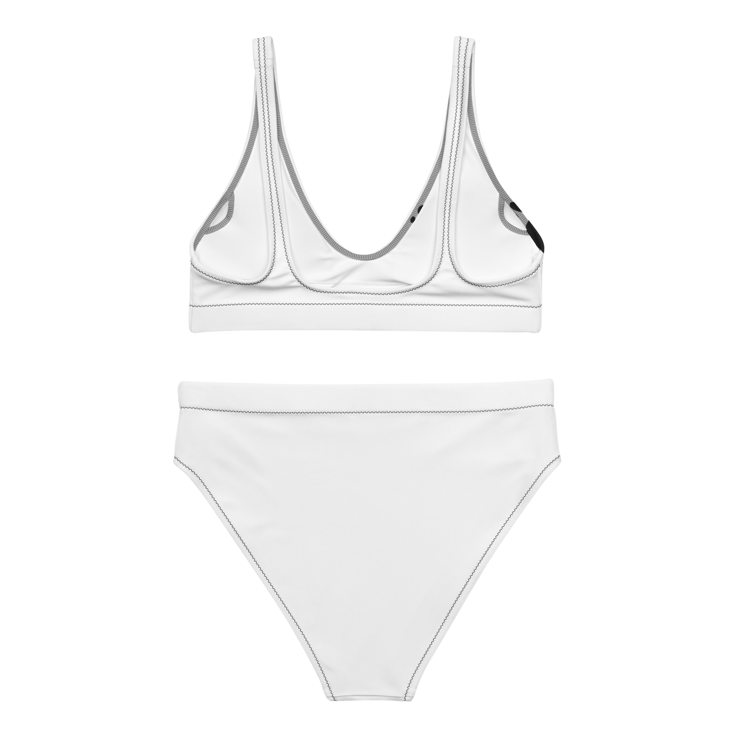 Recycled high-waisted bikini