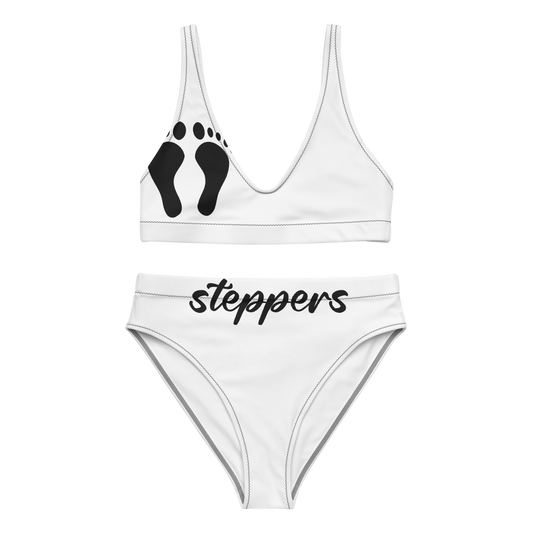 Recycled high-waisted bikini