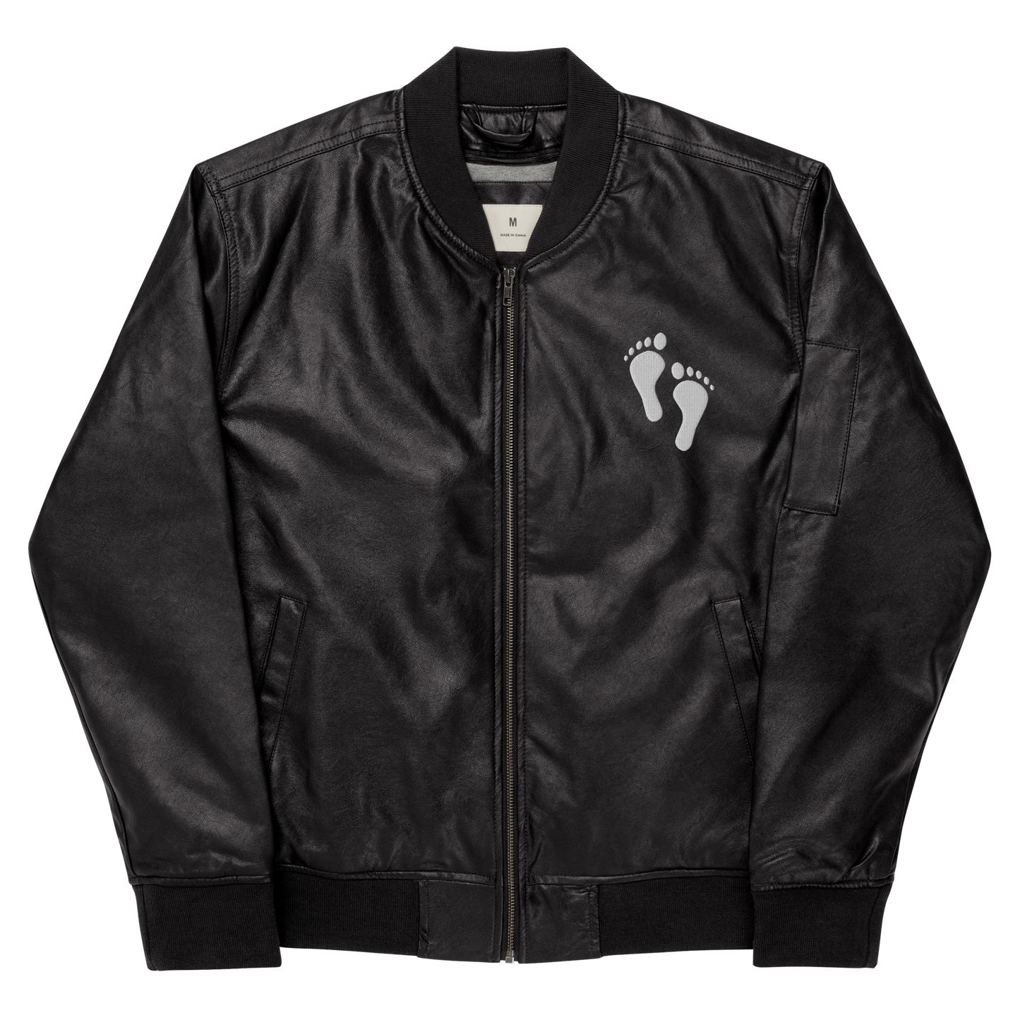 Leather Bomber Jacket