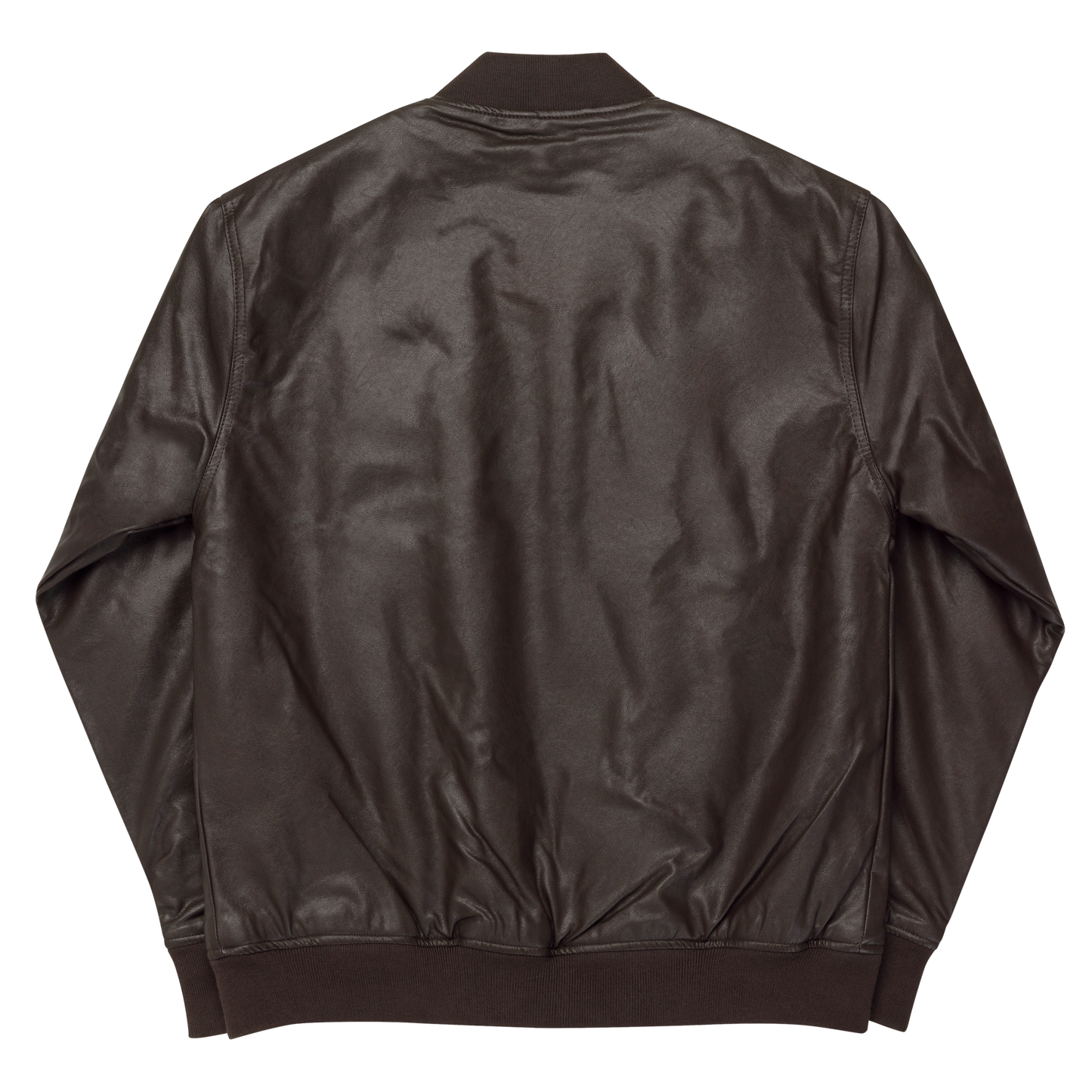 Leather Bomber Jacket
