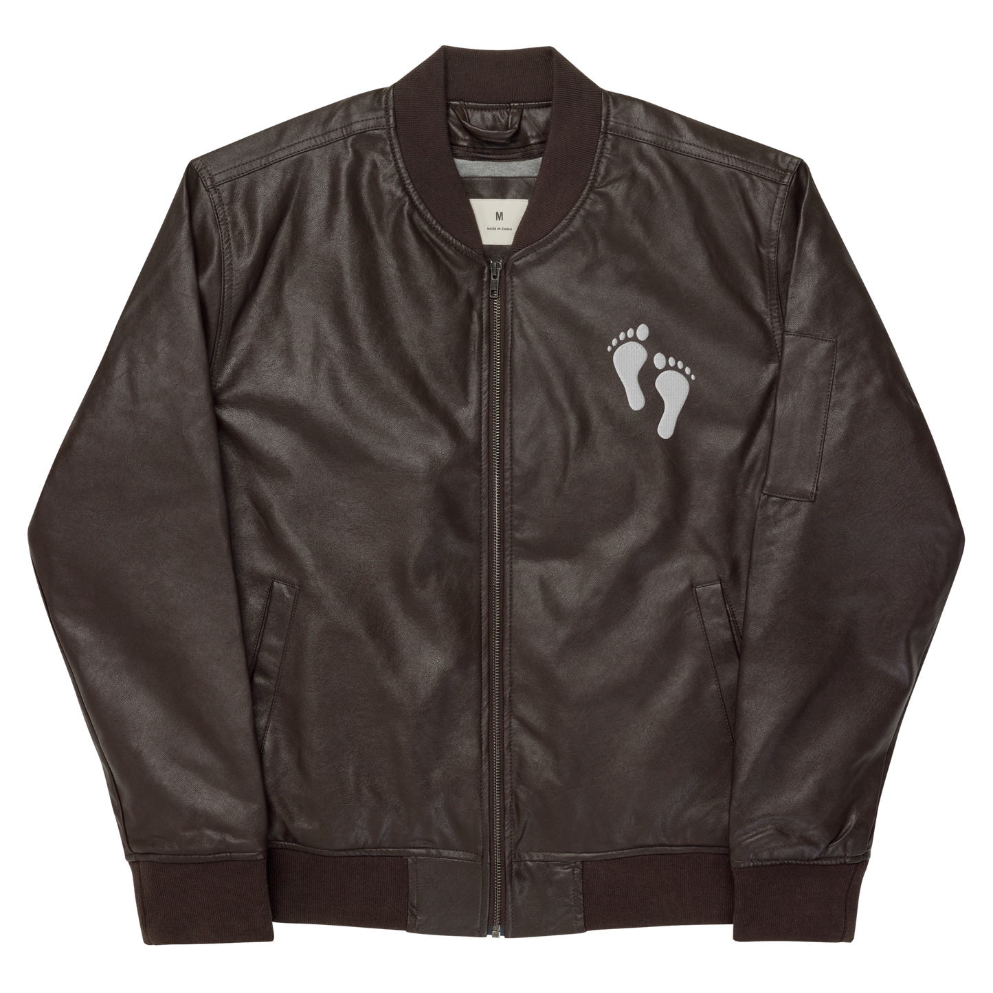Leather Bomber Jacket
